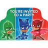 Amscan - Invitations (8) - Pyjamasque (Pjmasks) - Party Shop
