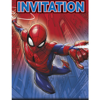 Invitations (8) - Spider - Man Party Shop