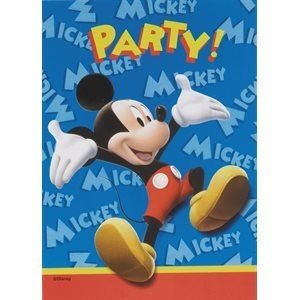 Invitations Mickey Mouse (8) Party Shop