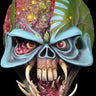 Trick or Treat Studios - Iron Maiden "Final Frontier Eddie" mask by Trick or Treat Studios – realistic alien horror latex mask for Halloween, metal cosplay, and collectors - Party Shop
