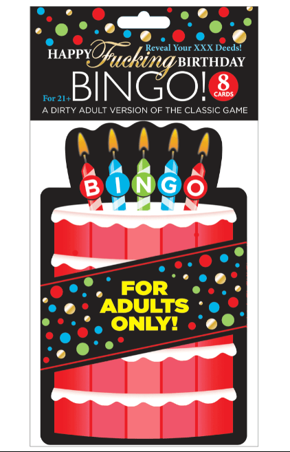 Jeu De Bingo Pour Adulte - Happy Fucking BirthdayParty Shop