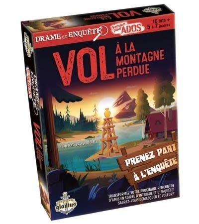 Jeux De Société - Drame & Enquete - Vol À La Montagne Perdue - Fr Party Shop