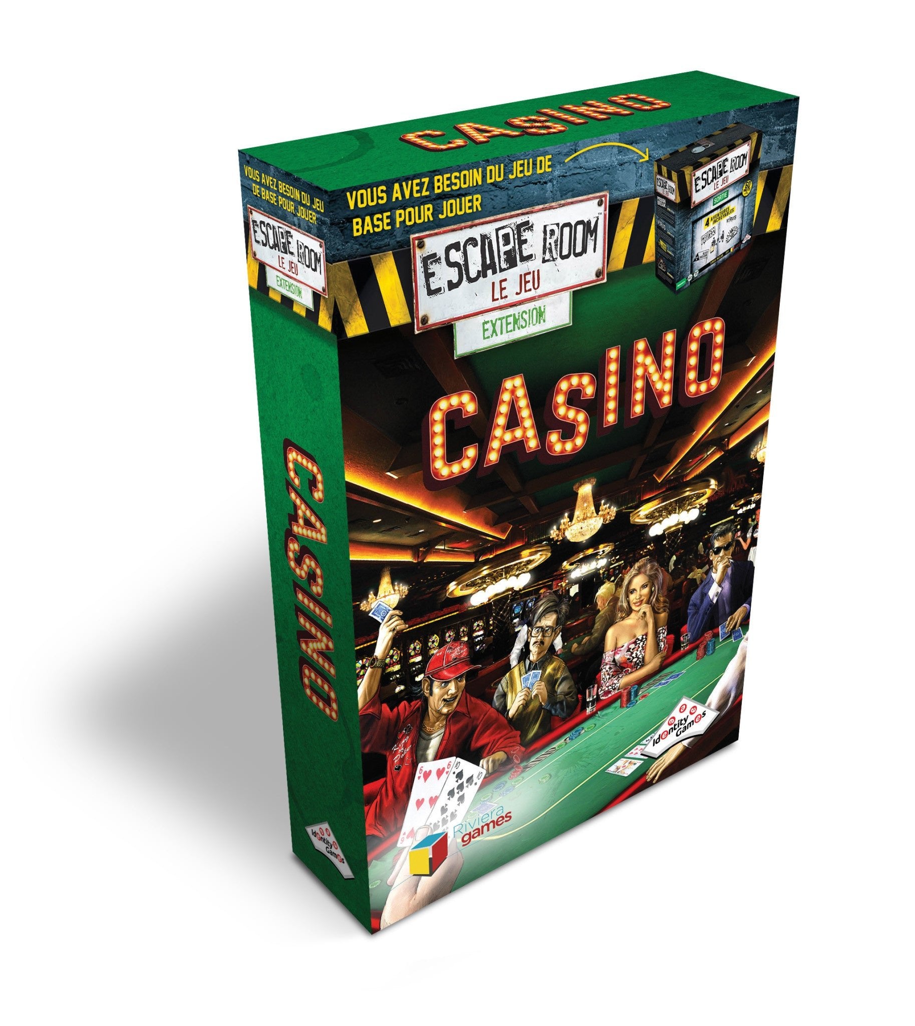 Jeux De Société - Escape Room - Extension Casino - Fr Party Shop