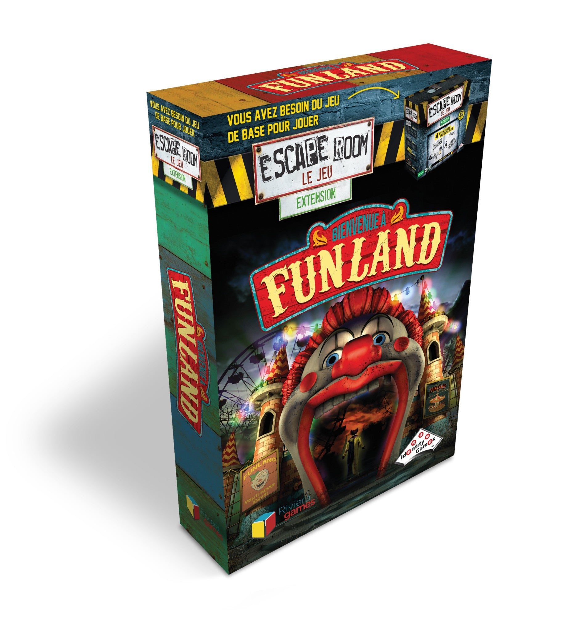 Jeux De Société - Escape Room - Extension Funland - Fr Party Shop