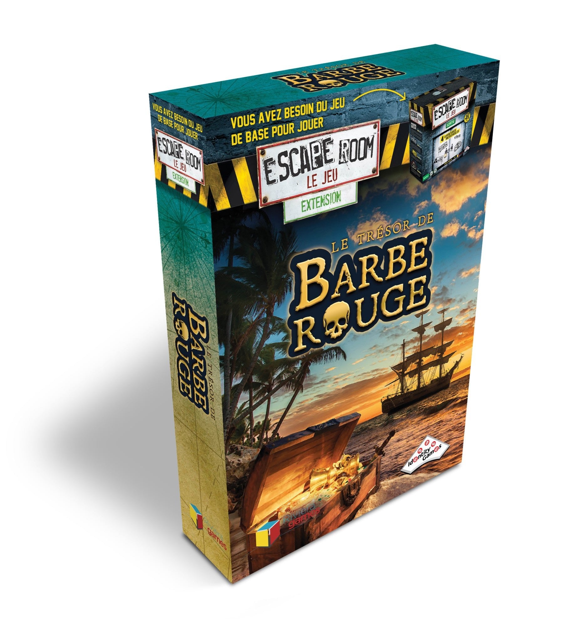 Jeux De Société - Escape Room - Extension Le Trésor De Barbe RougeParty Shop