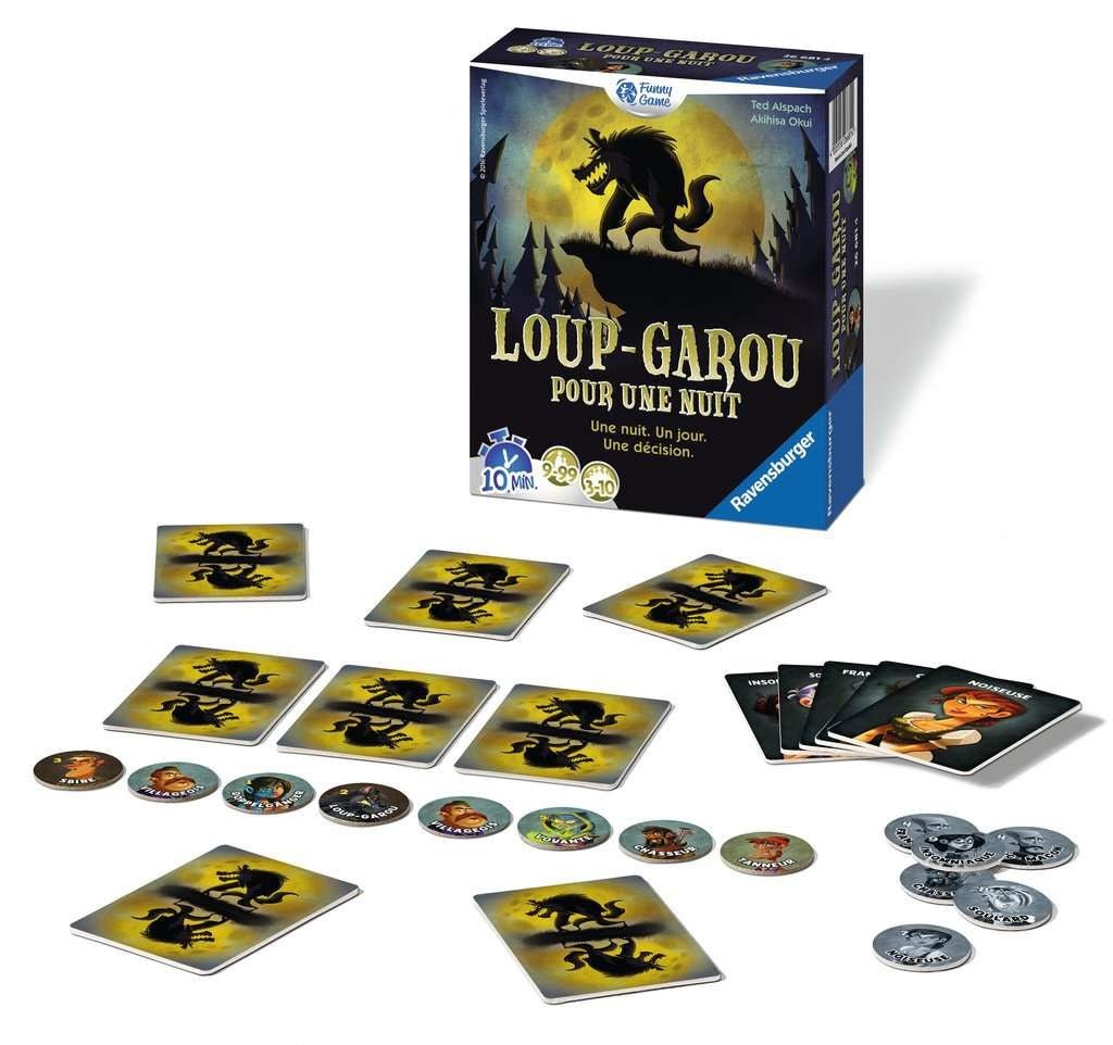 Jeux De Société - Loup - Garou Pour Une Nuit Party Shop