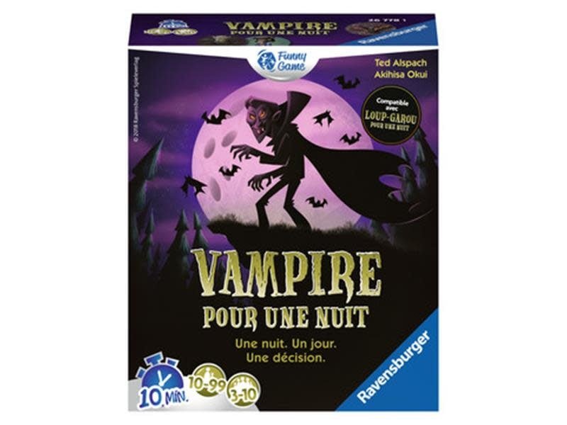 Jeux De Société - Loup Garou - Vampire Pour Une Nuit Party Shop