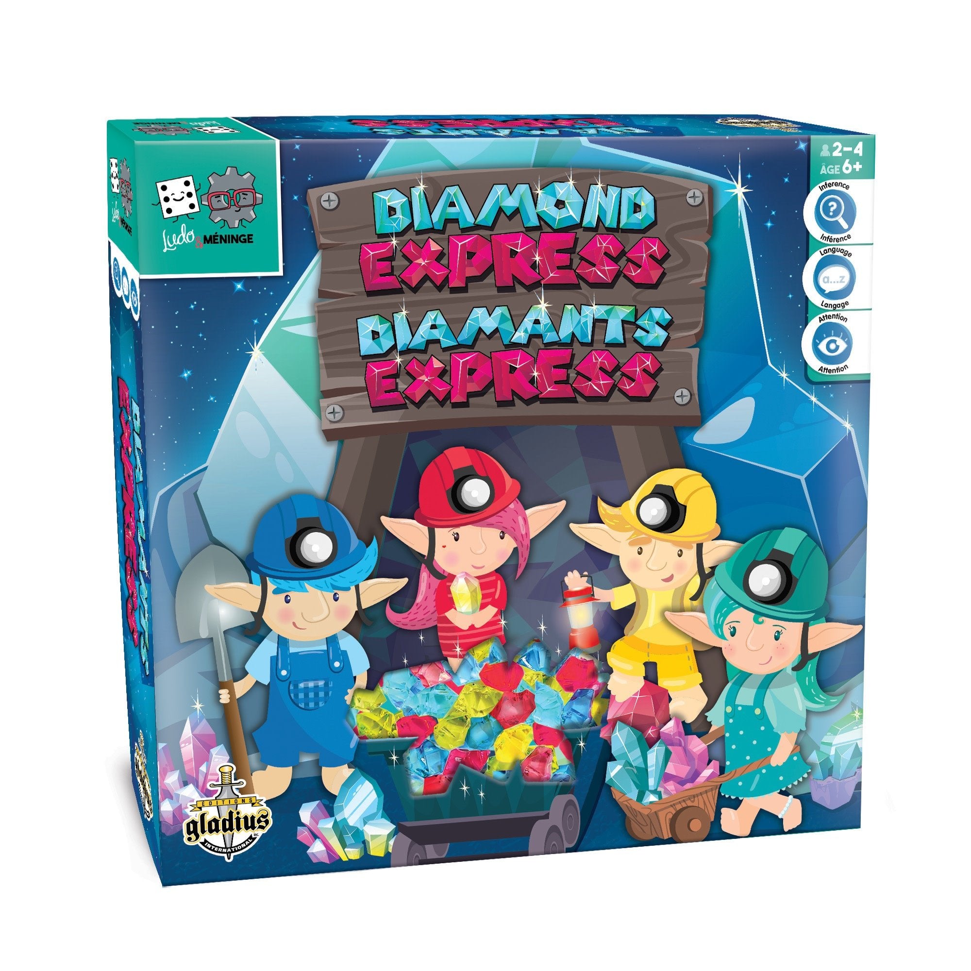 Jeux De Société - Ludo & Méninge - Diamants Express Party Shop