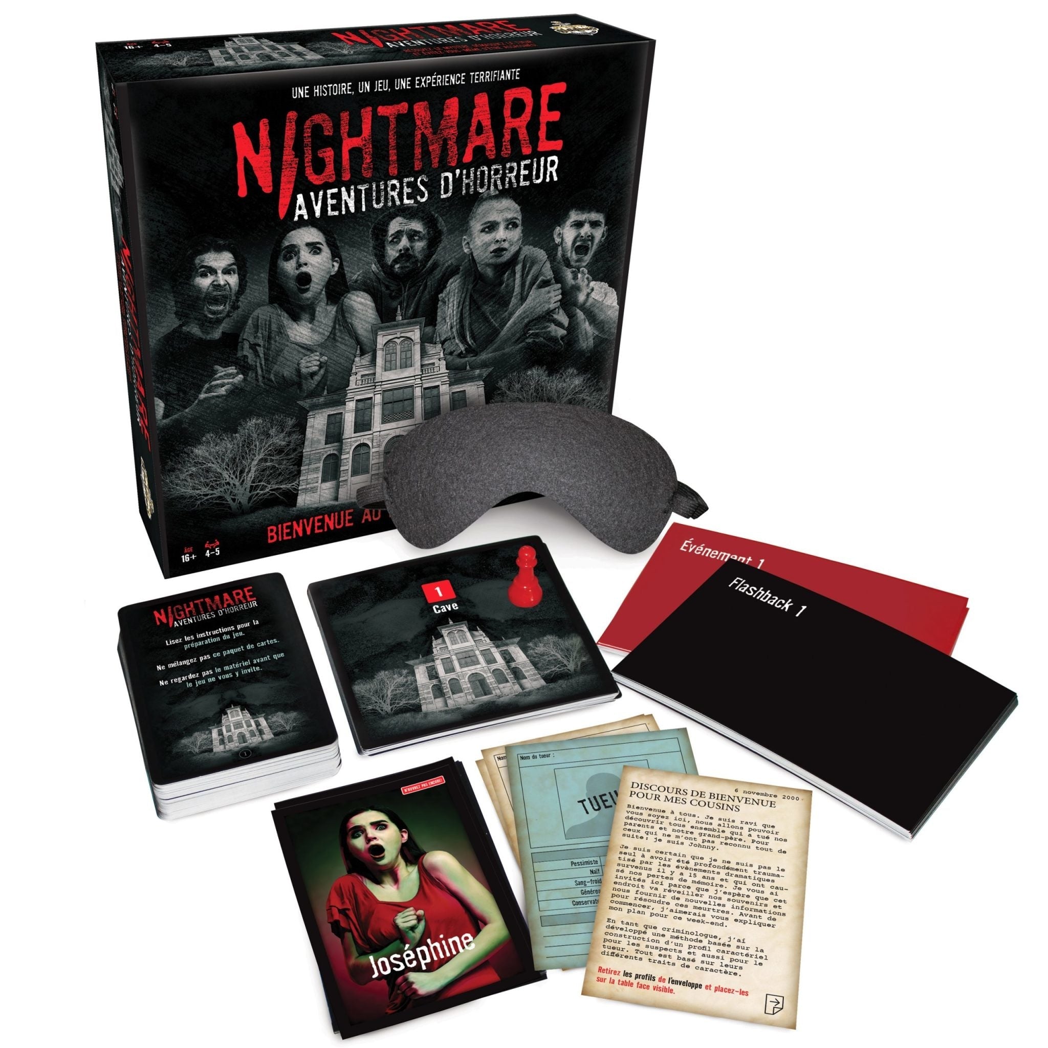 Jeux De Société - Nightmare - Aventures D'Horreur Party Shop