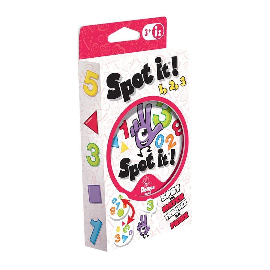 Jeux De Société - Spot It - Dooble - 1,2,3 - Multi - Langage Party Shop