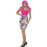 RUBIES - Jupe Crayon Pour Adulte "Pop Art" - Party Shop