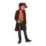 MOM - Kids cowboy costume with hat, scarf, shirt, vest, belt and jacket. Perfect western outfit for Halloween, carnival, cosplay or birthday party. - Party Shop