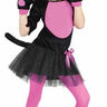 FUN WORLD - Kids Miss Kitty costume with dress, attached tail, hood, mitts, and boot covers – adorable cat outfit for Halloween and costume parties - Party Shop