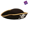 Kids pirate hat 56 cm. Perfect accessory to complete a child’s pirate costume for Halloween, carnival, cosplay or themed parties. - MOM - Party Shop