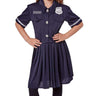 Karnival Costumes - Kids policewoman costume – Halloween outfit with dress & hat. Realistic children’s police uniform costume for parties, carnival, cosplay & school events. - Party Shop