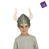 MOM - Kids Viking helmet 57 cm – realistic Nordic warrior costume accessory for Halloween, carnival, cosplay, school play or medieval themed party - Party Shop