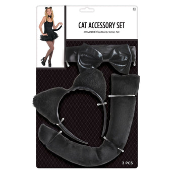 Kit D'Accessoires De Chat - Adulte Party Shop