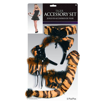 Kit D'Accessoires De Tigre - Adulte Party Shop