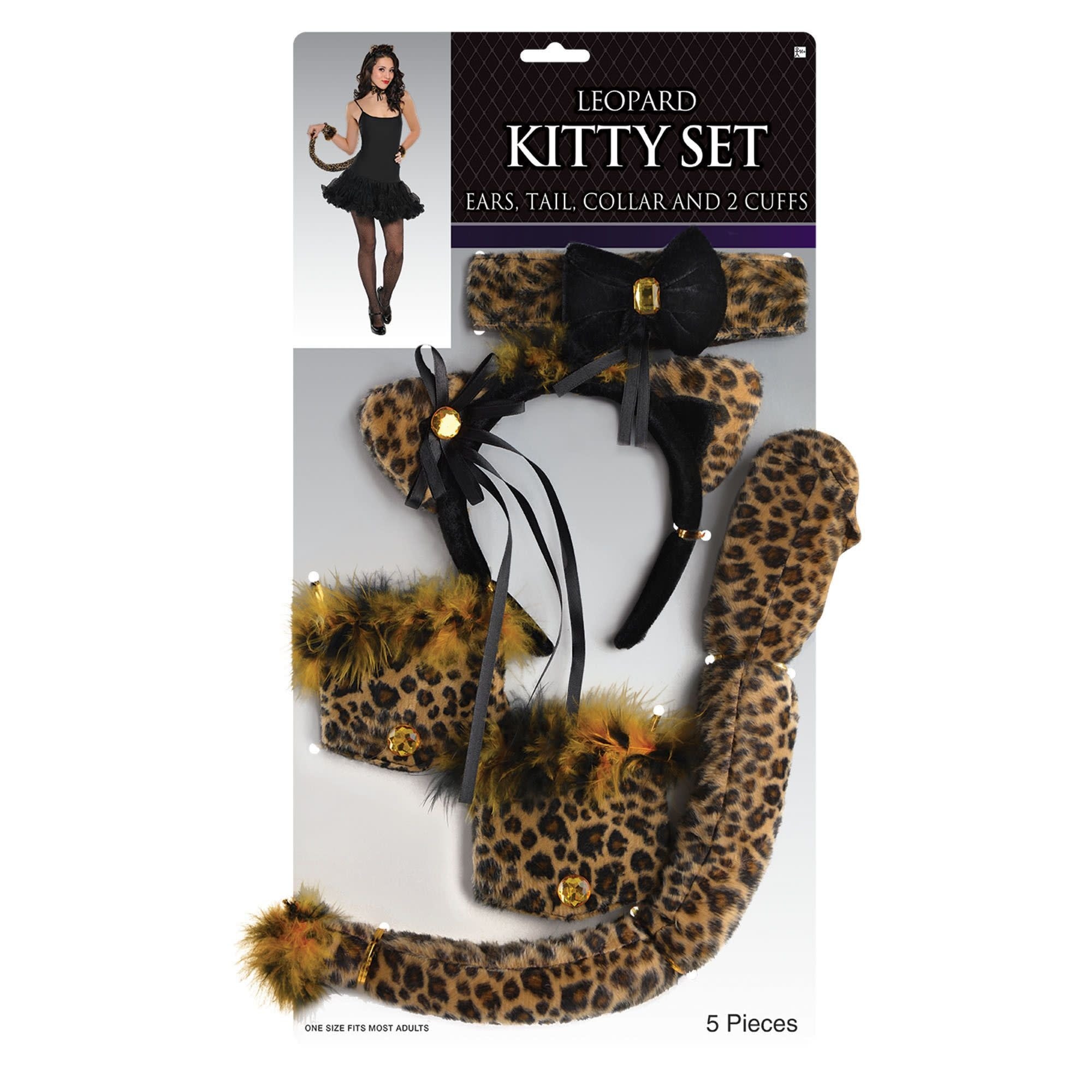 Kit D'Accessoires Leopard - Adulte Party Shop