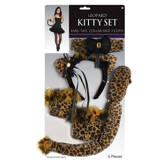 Kit D'Accessoires Leopard - Adulte Party Shop