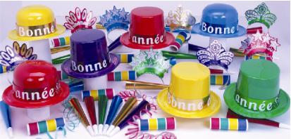 Kit De Party - Bonne Année Couleurs Assorties - 10 Personnes Party Shop