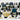 SKS - Kit De Party - Happy New Year Or Et Noir - 10 Personnes - Party Shop