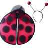 ladybug costume kit wings headband antenna halloween accessory
