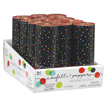 Lances Confettis 4'' (12) - Multicolore - Party Shop