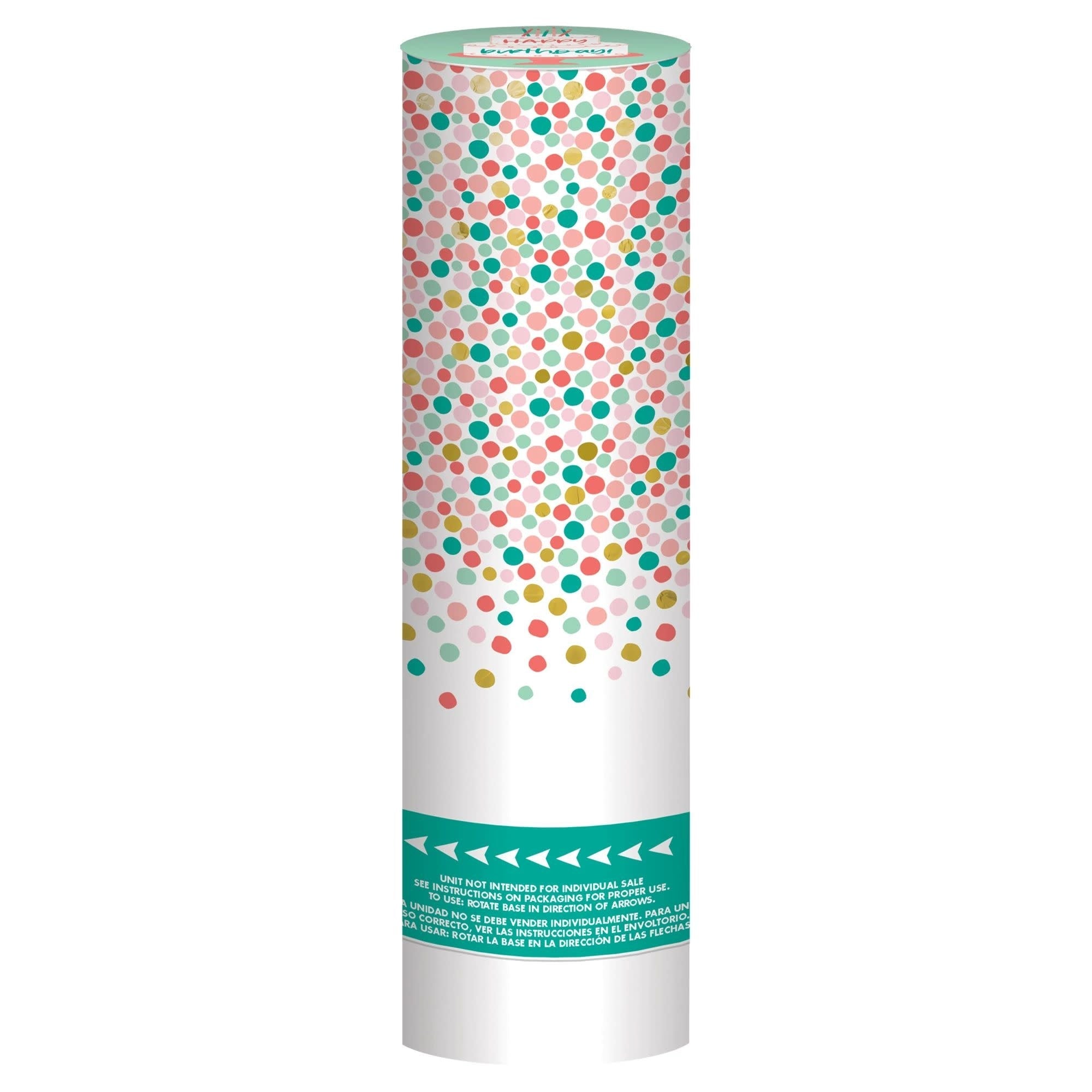 Lances Confettis 8'' (2) - Multicolore - Party Shop