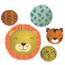 Amscan - Lanterne En Papier (5) -  Animaux De La Jungle - Party Shop