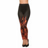 RUBIES - Legging Pour Adulte - Imprimé Feu - Party Shop