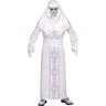 The Leper King adult Halloween costume with robe, gloves, mask, and crown. Medieval horror king outfit for haunted houses, cosplay, or spooky events. - FunWorld - Party shop