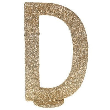 Santex - Lettre Pailletée Or D 6.5 X 10 Cm - Party Shop