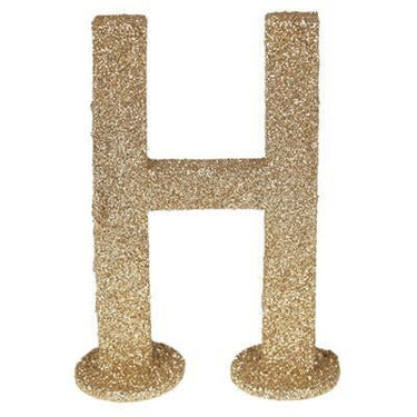 Santex - Lettre Pailletée Or H 6.5 X 10 Cm - Party Shop