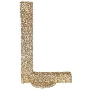 Santex - Lettre Pailletée Or L 6.5 X 10 Cm - Party Shop