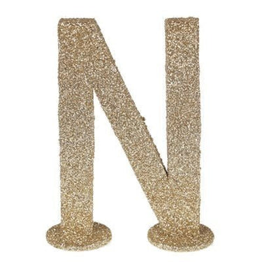 Santex - Lettre Pailletée Or N 6.5 X 10 Cm - Party Shop