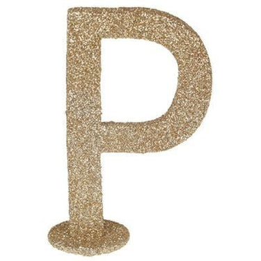 Santex - Lettre Pailletée Or P 6.5 X 10 Cm - Party Shop