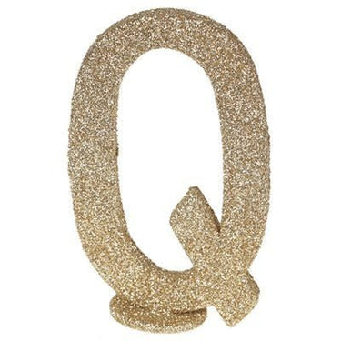Santex - Lettre Pailletée Or Q 6.5 X 10 Cm - Party Shop