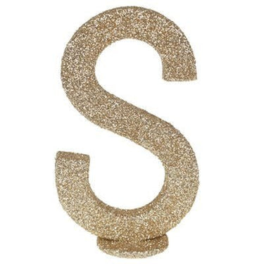 Santex - Lettre Pailletée Or S 6.5 X 10 Cm - Party Shop