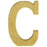 Amscan - Lettre Scintillante 9Po Or - C - Party Shop