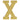 Amscan - Lettre Scintillante 9Po Or - X - Party Shop