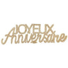 Santex - Lettres Pour Table Joyeux Anniversaire Or - Party Shop