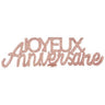 Santex - Lettres Pour Table Joyeux Anniversaire Rose - Party Shop