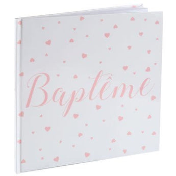 Livre D'Or Baptême Corail Party Shop