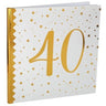Santex - Livre D'Or Métallisé Or 40 Ans - Party Shop