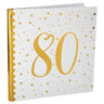Santex - Livre D'Or Métallisé Or 80 Ans - Party Shop