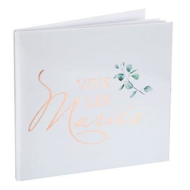 Santex - Livre D'Or Rose Vive Les Mariés - Party Shop