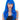 WESTBAY - Long burlesque blue wig for women – premium curly wig for cosplay, cabaret, or Halloween costumes - Party Shop