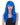 WESTBAY - Long burlesque blue wig for women – premium curly wig for cosplay, cabaret, or Halloween costumes - Party Shop