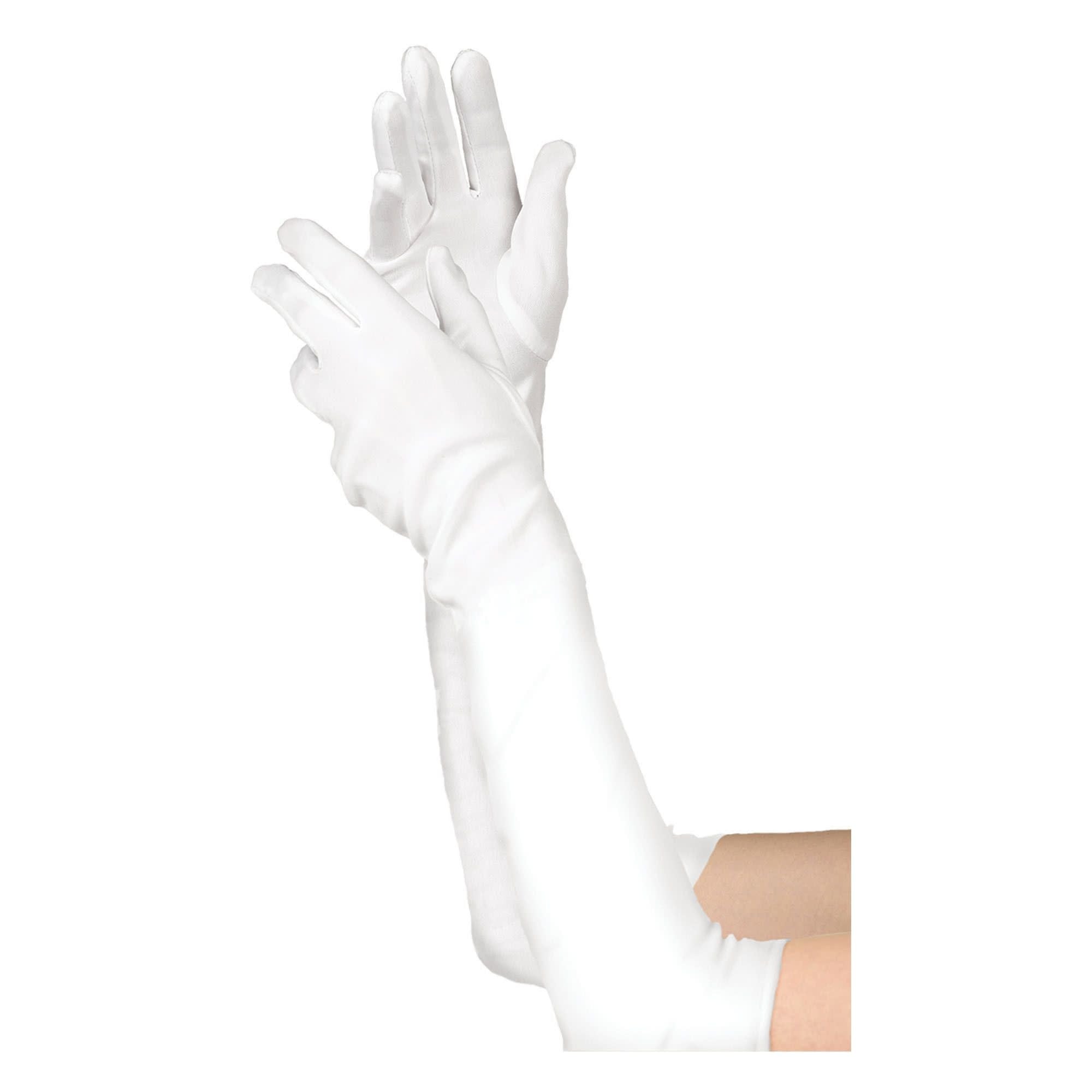 Long Gants Blanc - Party Shop